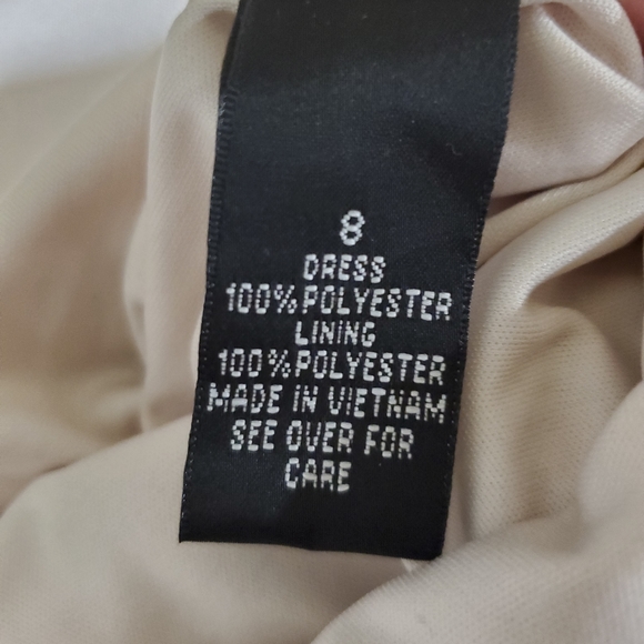 ABG Formal Sparkling Cream Dress w/ Belt - Picture 5 of 10